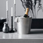 Wine cooler, HDBuck, Brushed silver