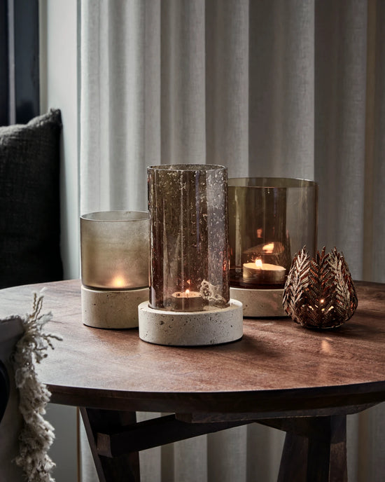 Candle holder, HDRivo, Brown