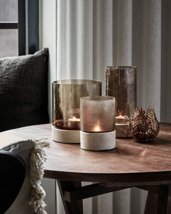 Candle holder, HDRivo, Brown