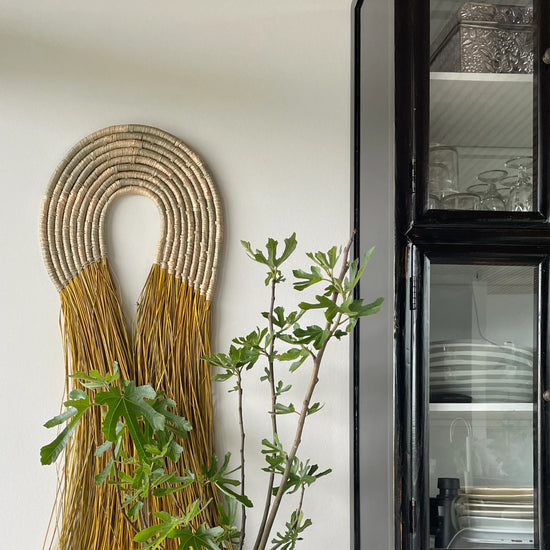 Wandkunst, Junia, Natur/Gelb