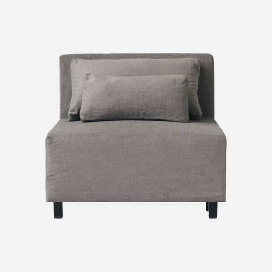 Sofa, Mittelteil, Hazel Night, Grau/braun