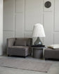 Sofa, Mittelteil, Hazel Night, Grau/braun