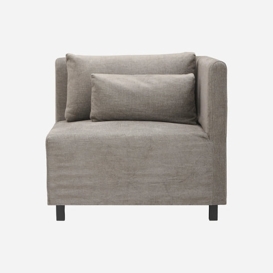 Sofa, Hjørnesektion, HDHazel Night, Grå/Brun