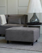 Pouf, Hazel Night, Grau/braun