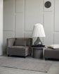 Pouf, Hazel Night, Grau/braun