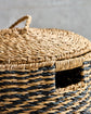 Laundry baskets, HDCesto, Nature, Black