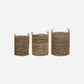 Storage baskets, HDDungi, Black;Natural