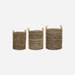 Storage baskets, HDDungi, Black, Natural
