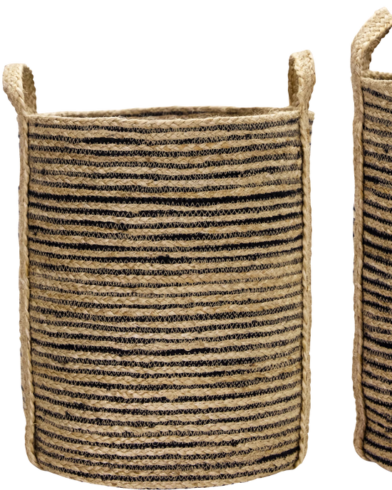 Storage baskets, HDDungi, Black, Natural