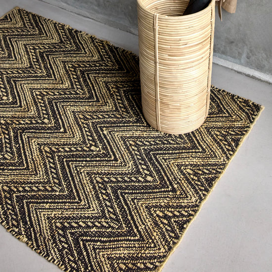 Rug, HDMonta, Black, Natural