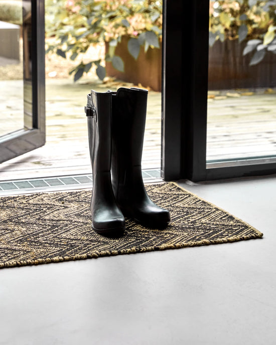 Door mat, HDMonta, Nature, Black