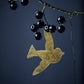 Weihnachtsschmuck, HDBird, Schwarz;Messing