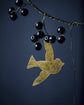 Weihnachtsschmuck, HDBird, Schwarz;Messing