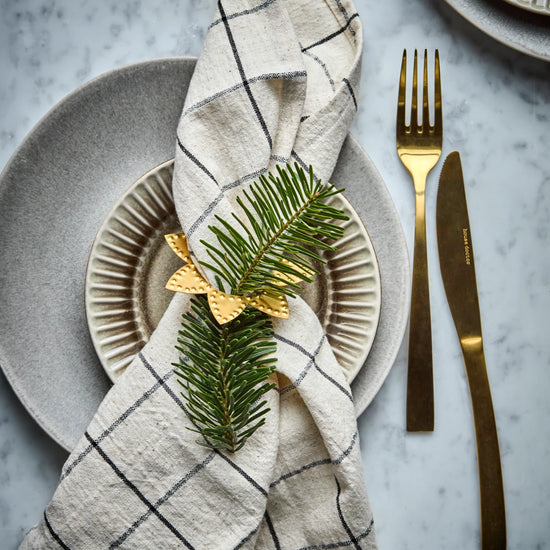 Napkin rings, HDRing, Antique brass finish