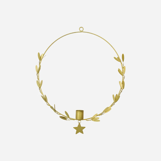 Kerzenständer, HDMistel, Messing-finish