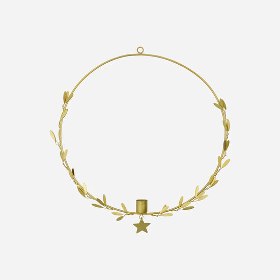 Candle holder, HDMistel, Brass finish