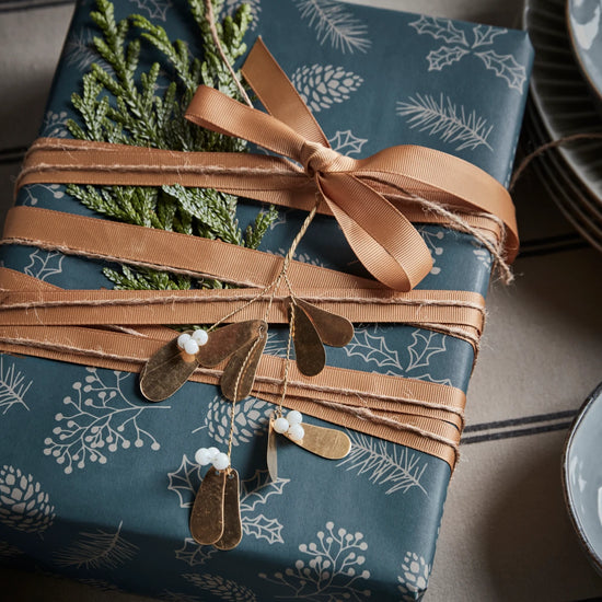 Ornament, HDMistletoe, Messing-finish