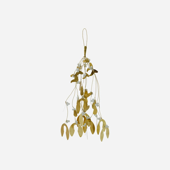 Ornament, HDMistletoe, Messing-finish