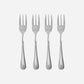 Cake fork, HDBrush, Silver finish