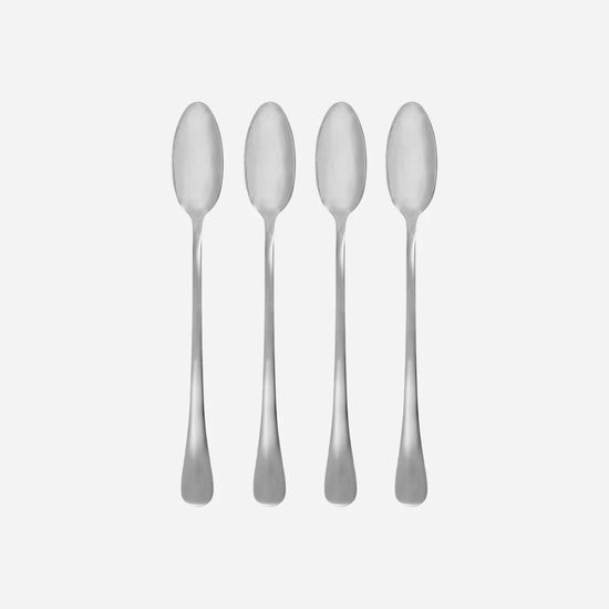 Long spoon, HDBrush, Silver finish