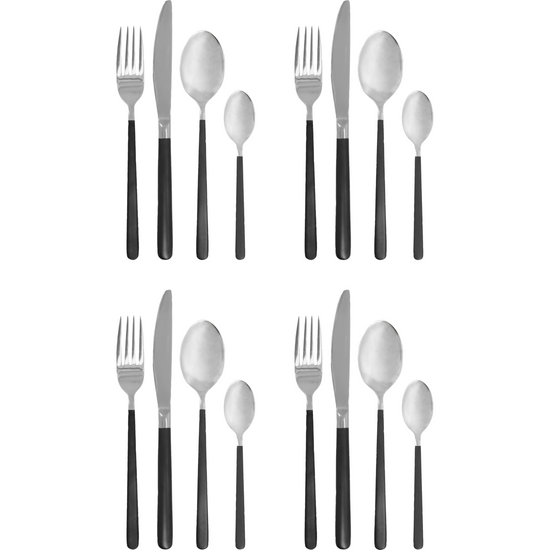 Cutlery set, HDOx, Black;Silver