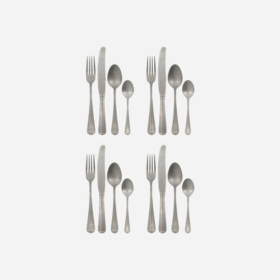 Besteckset, HDMora, Silber-Finish