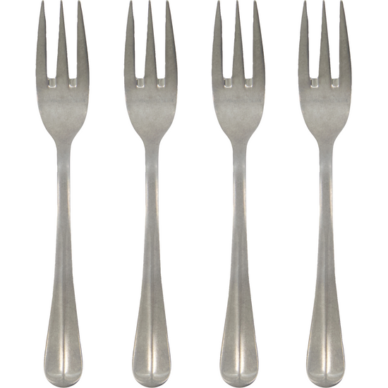 Cake fork, HDMora, Silver finish