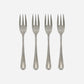 Cake fork, HDMora, Silver finish