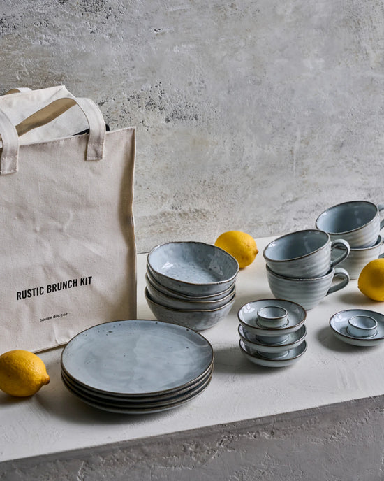 Brunch kit, HDRustic, Grey, Blue