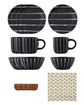 Brunch kit, HDLine, Black, Brown
