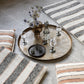 Tablett, Jhansi, Antikes Messing-Finish
