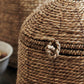 Basket w. lid, HDRama, Natural