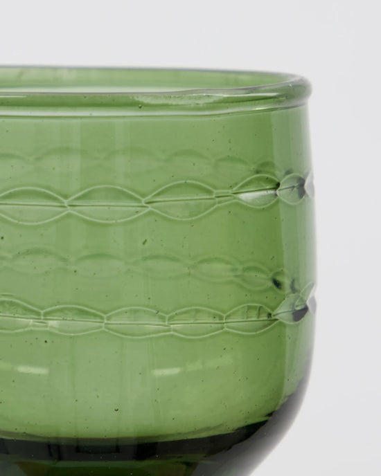 Likørglas, HDVintage, Grøn