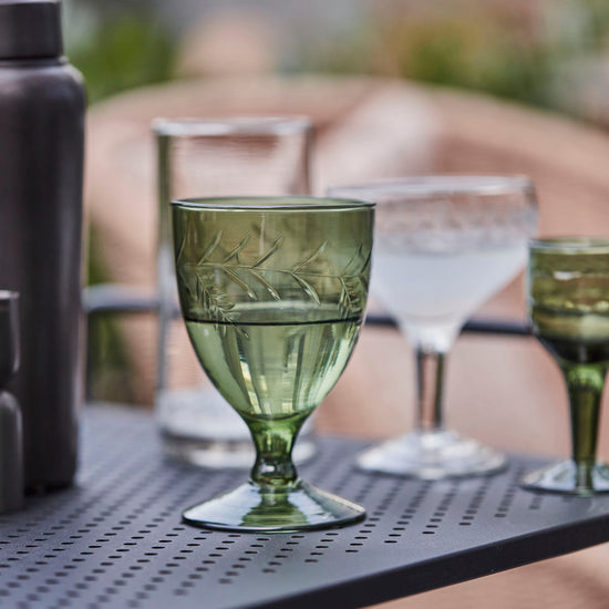 White wine glass, HDVintage, Green