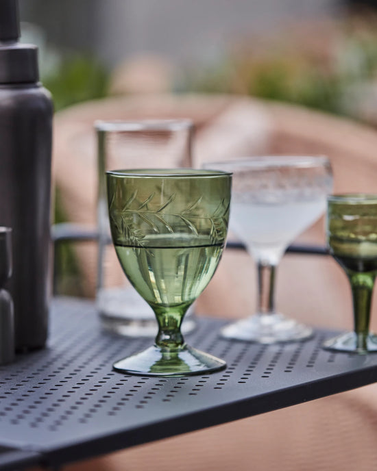 White wine glass, HDVintage, Green