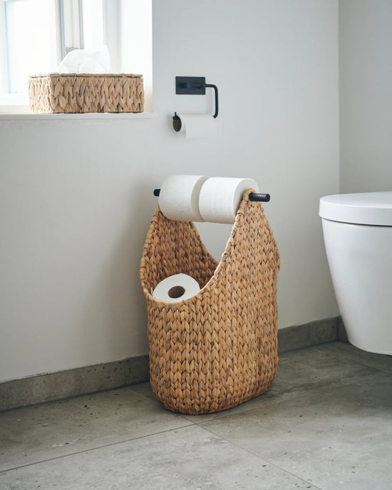 Toilet paper holder, HDPaper, Natural
