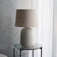 Bordlampe inkl. lampeskærm, HDTana, Råhvid