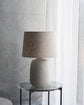 Tischleuchte inkl. Lampenschirm, HDTana, Off-White