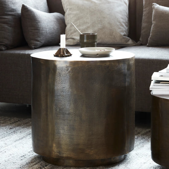 Sofabord, HDRota, Antik messing