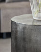 Couchtisch, Rota, Gebürstetes Silber