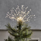 Top star w. LED, HDGlow, Silber-Finish