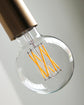 E27 LED bulb, HDGlobe, Clear
