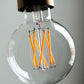 E27 LED bulb, HDGlobe, Clear