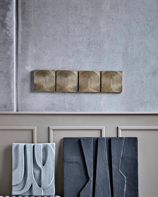 Wall art, HDList, Antique brass