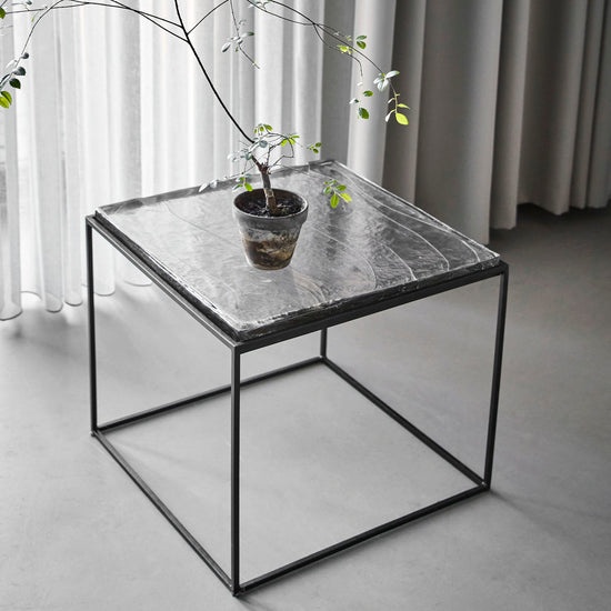 Side table, HDStak, Clear