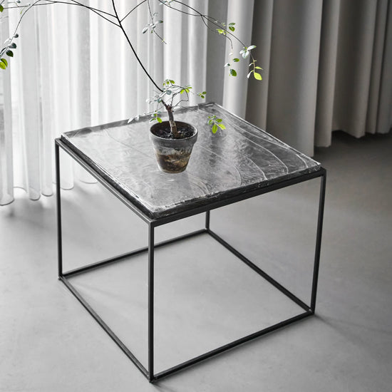 Side table, HDStak, Clear