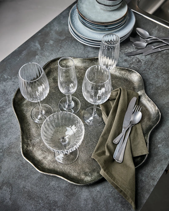 Tray, HDTalas, Antique brass finish