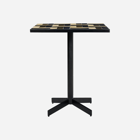 Cafe table, HDGeometric, Brown, Blue