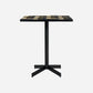 Cafe table, HDGeometric, Brown, Blue