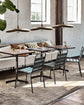 Cafe bord, HDGeometric, Brun;Blå